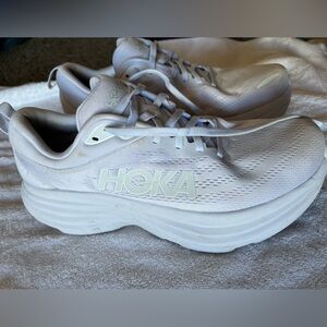 Hoka One One Women's White Athletic Shoes